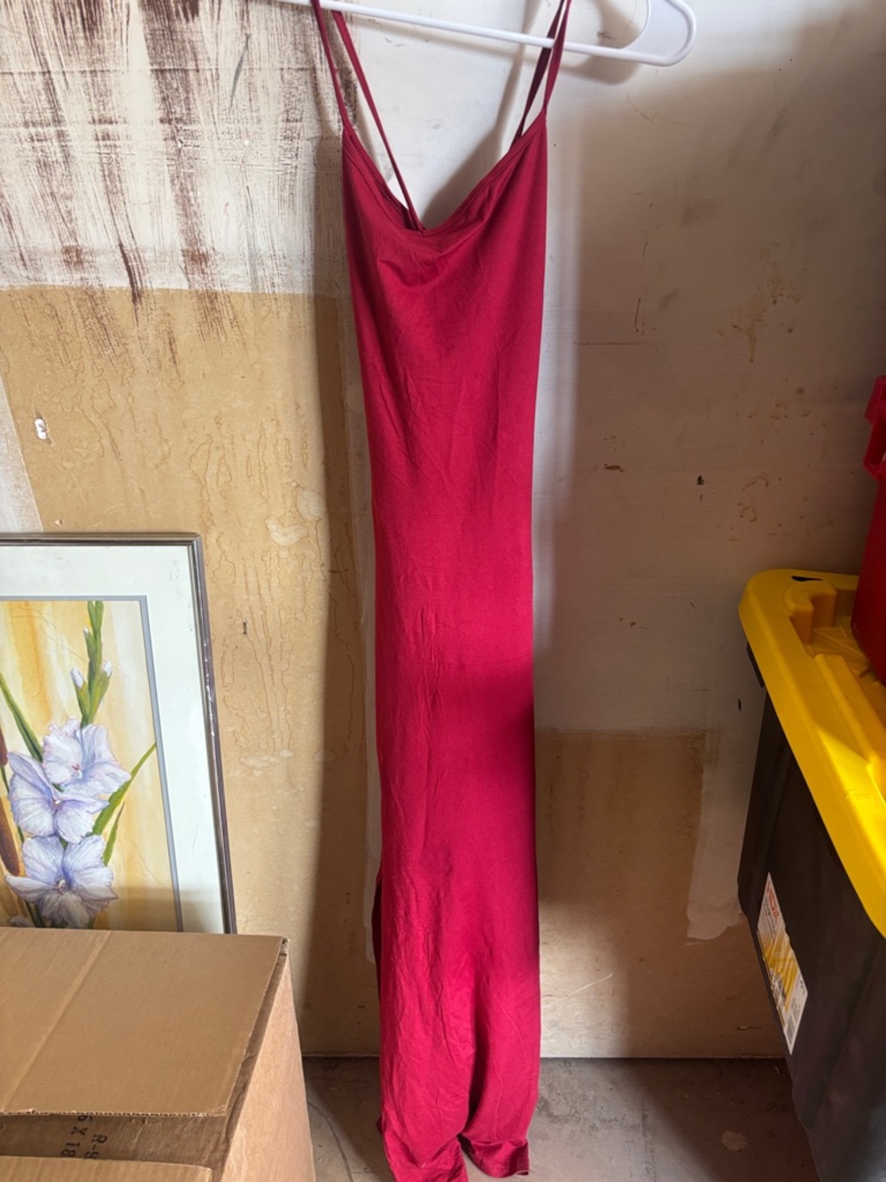 Women’s Red Slip Maxi Dress - Unbranded